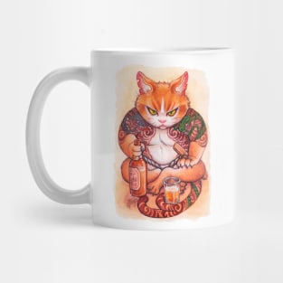 Grumpy Yakuza Cat (Nekomata Series) Mug